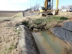 暗渠排水破損による排水不良